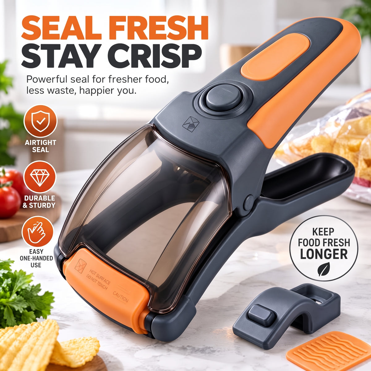 Safe-Grip Anti-Scald Dish Clamp – Heavy Duty Hot Plate Retriever Gripper Clip with Protective Steam Guard for Cooking and Baking